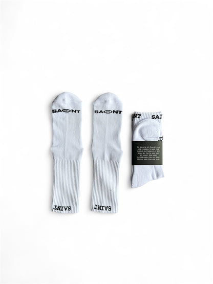 'Five Seven' Socks (White)