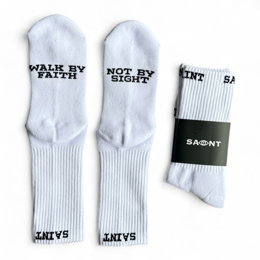 'Five Seven' Socks (White)